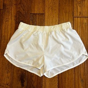 old navy active white shorts